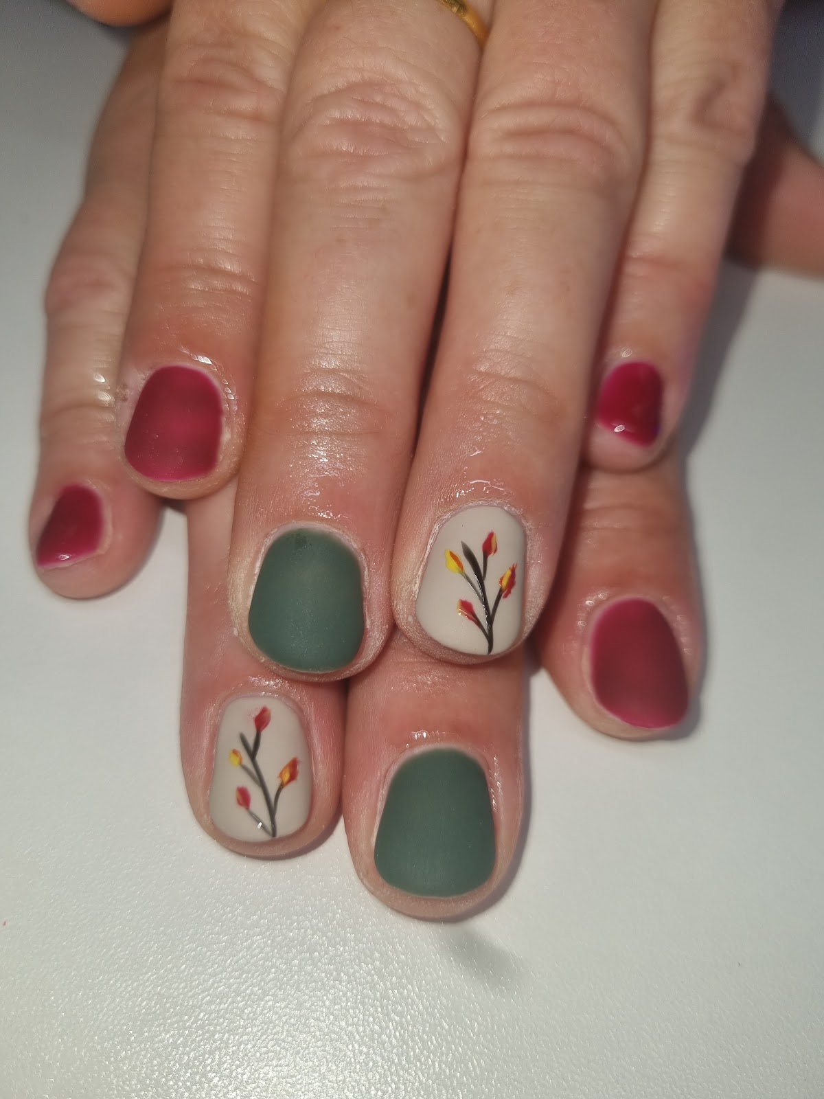 Manicure detail at Nails & Beauty by Nicola Jane in Rawtenstall